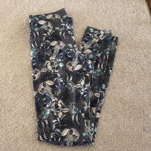 Floral leggings